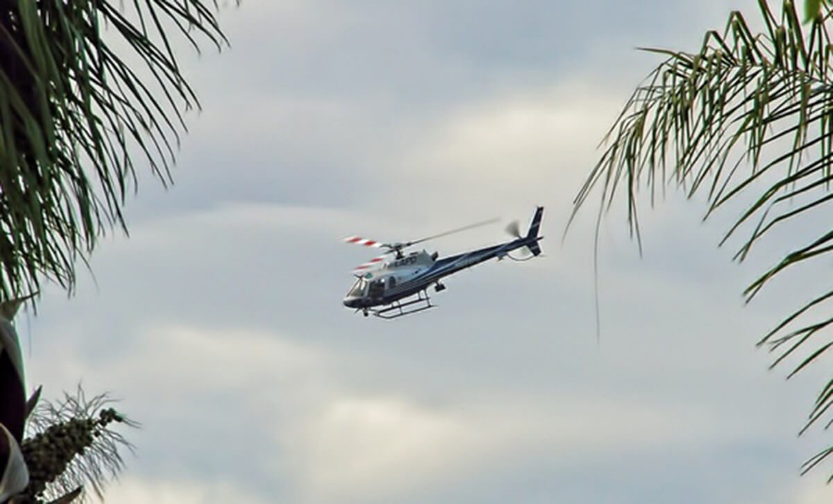 A LAPD helicopter.