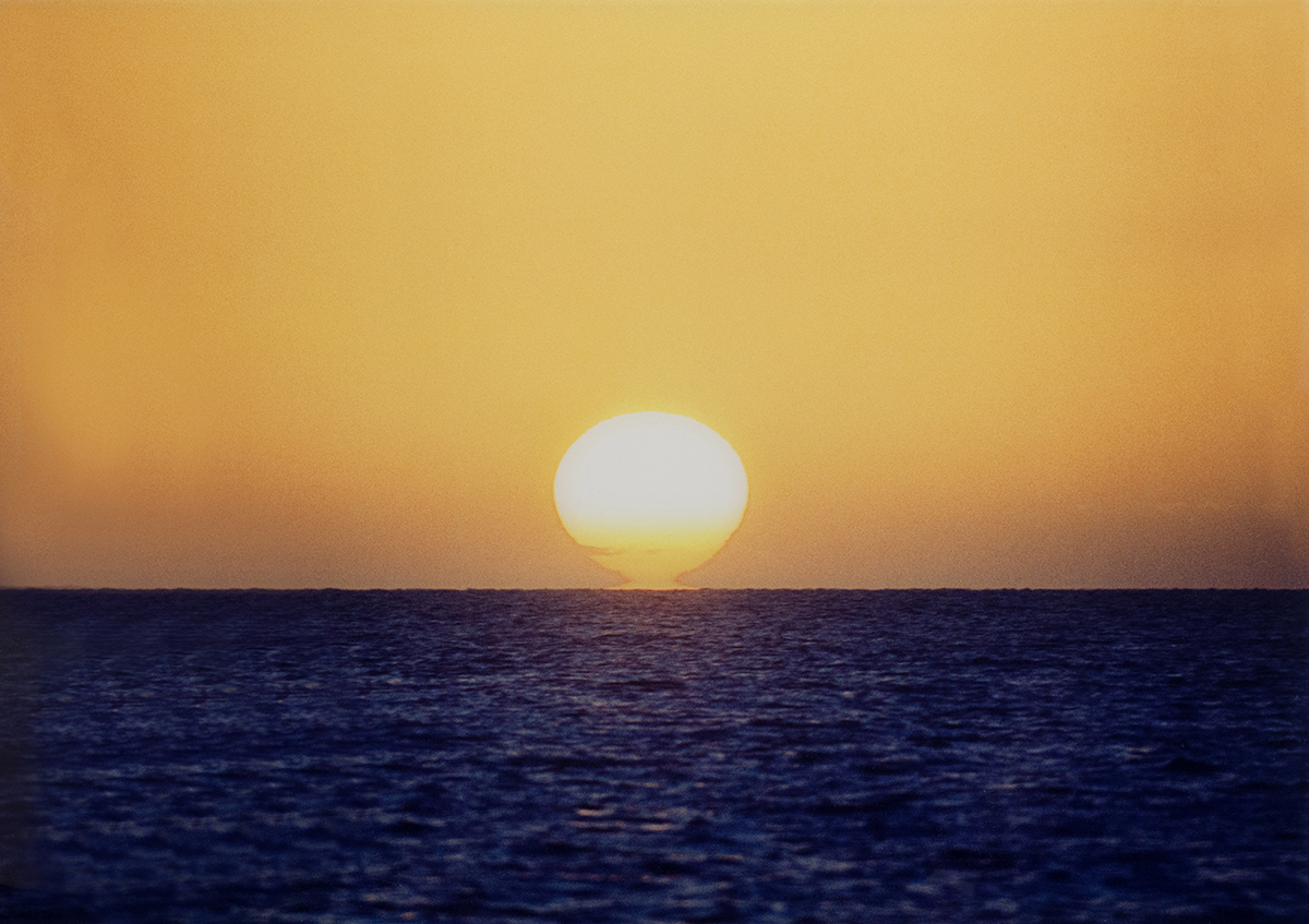 Piotr Uklanski, <em>Untitled (Yellow Sky)</em>, 2000. Chromogenic print, 21 × 31 7/10 inches.