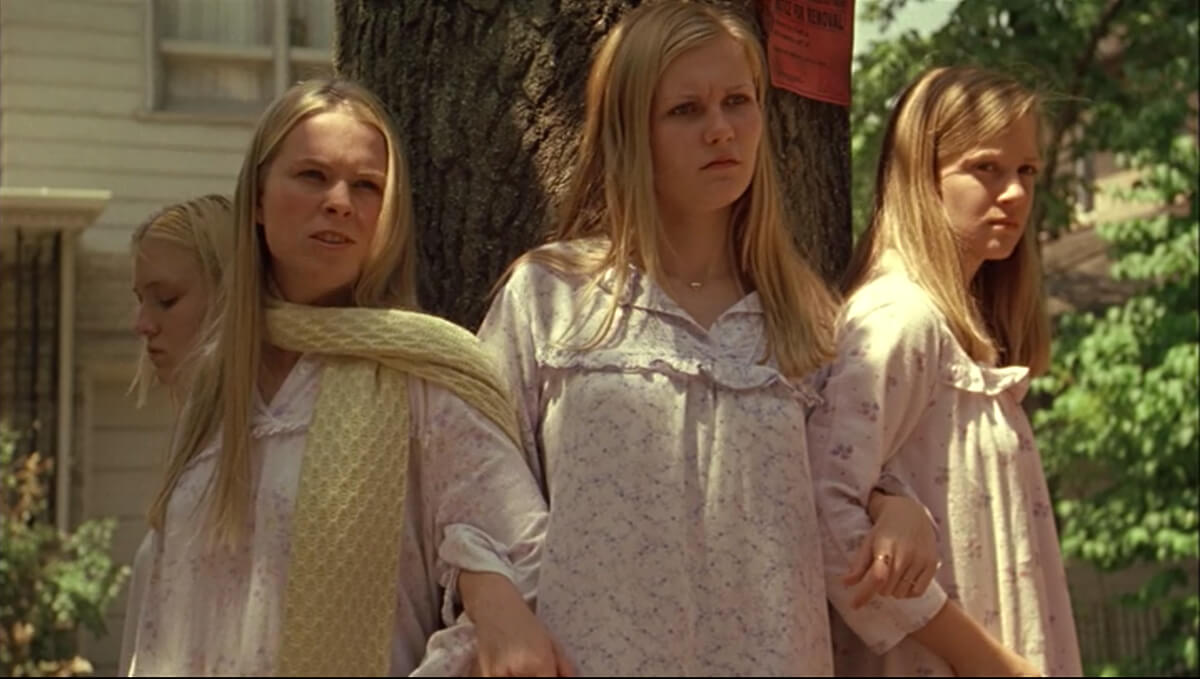 The Lisbon sisters in <em>The Virgin Suicides</em>.