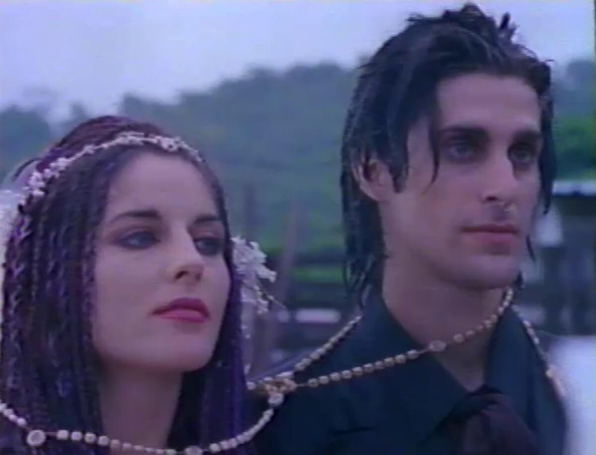 Casey Niccoli and Perry Farrell in their 1993 film, <em>Gift</em>.  