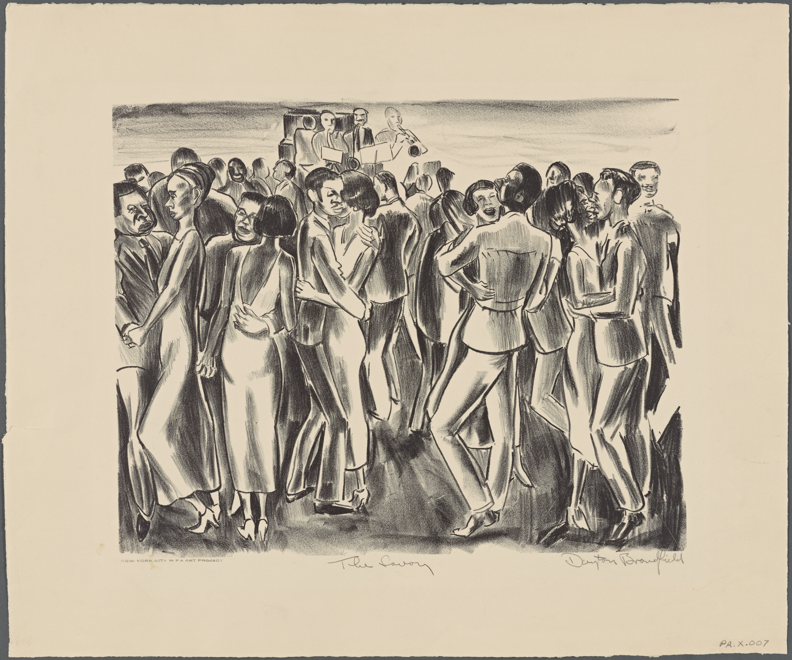 Dayton Brandfield, <em>The Savoy</em>, WPA-era Lithograph (1935-1943 ca.)