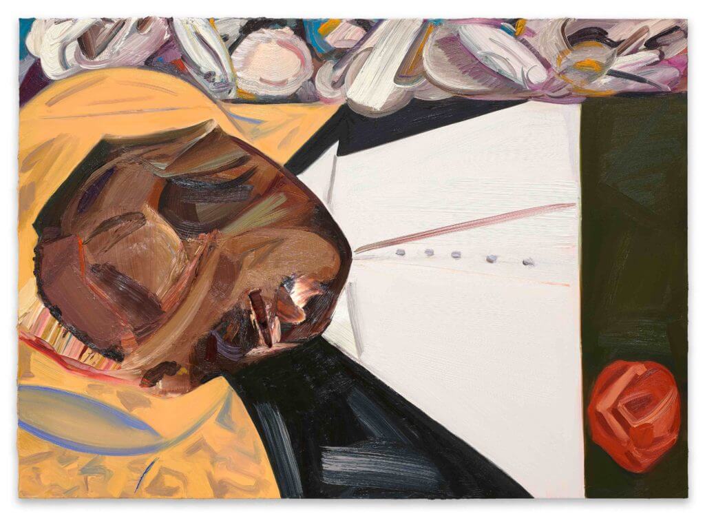 Dana Schutz, <em>Open Casket</em> (2016). Oil on canvas. Collection of the artist; courtesy Petzel, New York.