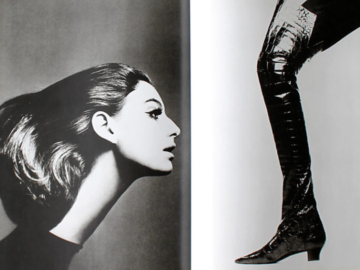 A spread from Diana Vreeland's <em>Allure</em>.