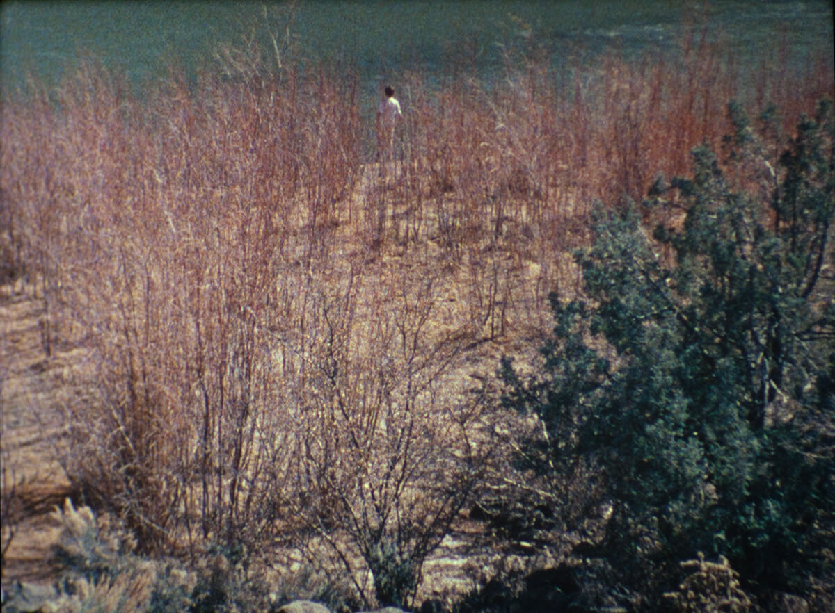 Agnes Martin, <em>Gabriel</em>, 1976, 16 mm, color, sound, 78 minutes. Courtesy Pace Gallery / ARS © Estate of Agnes Martin.